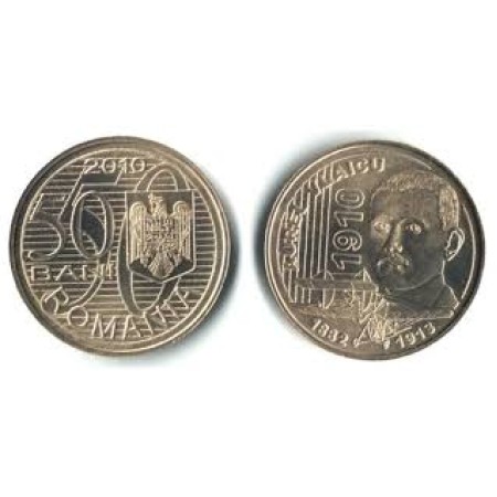Romania 2010 - 50 bani Aurel Vlaicu UNC Romania 2010 - 50 bani Aurel Vlaicu UNC