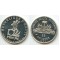 Haiti 1973 - 25 gourdes, CM fotbal, Ag, UNC