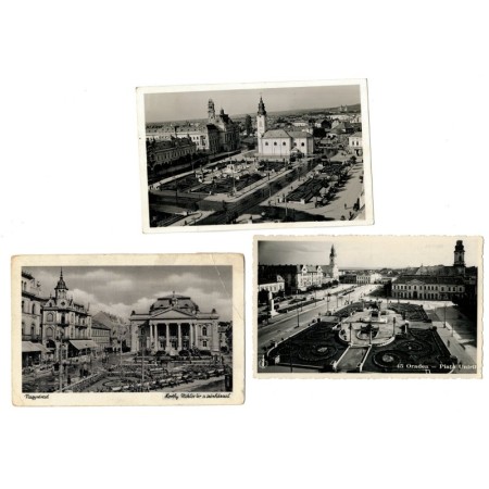 Oradea 1940(aprox.) - Lot 3 carti postale