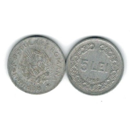 Romania 1950 - 5 lei Alu, circulata