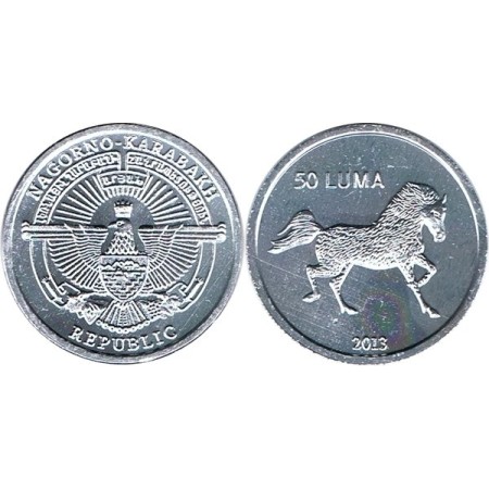Nagorno Karabakh 2013 - 50 luma, cal, UNC