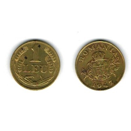 Romania 1947 - 1 leu, circulata