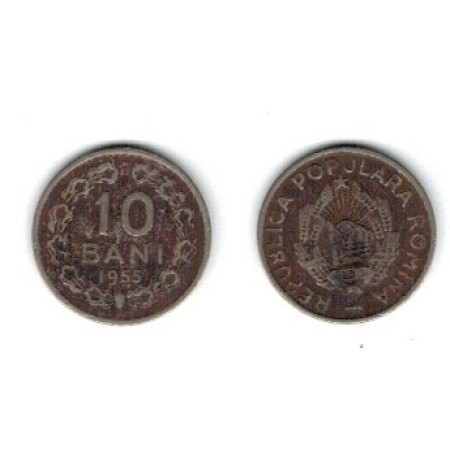 Romania 1955 - 10 bani, circulata Romania 1955 - 10 bani, circulata