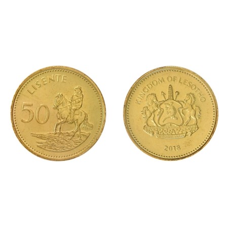 Lesotho 2018 - 50 lisente UNC