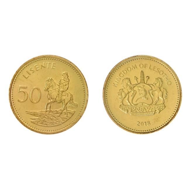 Lesotho 2018 - 50 lisente UNC