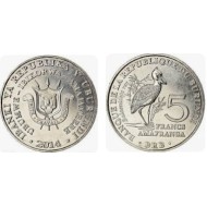 Burundi 2014 - 5 francs, balaeniceps rex, UNC