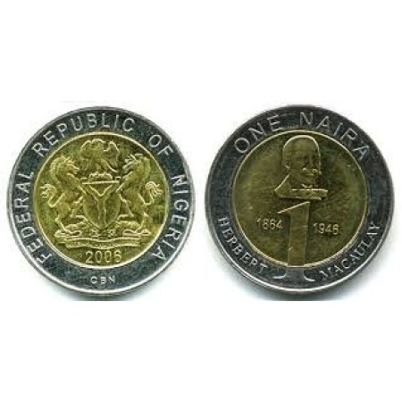 Nigeria 2006 - 1 naira UNC