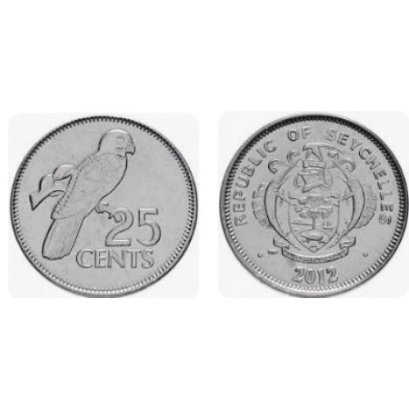 Seychelles 2012 - 25 cents UNC