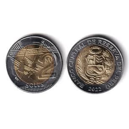 Peru 2022 - 2 soles UNC