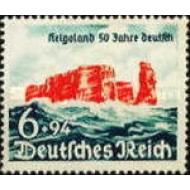Deutsches Reich 1940 - Helgoland, neuzata