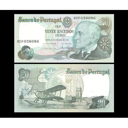 Portugalia 1978 - 20 escudos aUNC Portugalia 1978 - 20 escudos aUNC