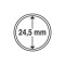 Capsule pentru monede, diametru interior 24.5mm, cutie 10buc.