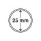 Capsule pentru monede, diametru interior 25mm, cutie 10 buc.