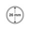Capsule pentru monede, diametru interior 26mm, cutie 10buc.
