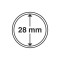 Capsule pentru monede, diametru interior 28mm, cutie 10buc.
