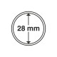 Capsule pentru monede, diametru interior 28mm, cutie 10buc. Capsule pentru monede, diametru interior 28mm, cutie 10buc.