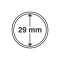 Capsule pentru monede, diametru interior 29mm, cutie 10buc.
