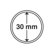 Capsule pentru monede, diametru interior 30mm, cutie 10buc.