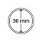Capsule pentru monede, diametru interior 30mm, cutie 10buc.