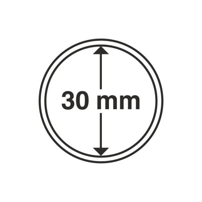 Capsule pentru monede, diametru interior 30mm, cutie 10buc. Capsule pentru monede, diametru interior 30mm, cutie 10buc.