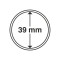 Capsule pentru monede, diametru interior 39mm, cutie 10buc.