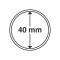 Capsule pentru monede, diametru interior 40mm, cutie 10buc.