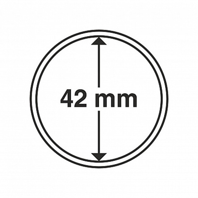 Capsule pentru monede, diametru interior 42mm, cutie 10buc. Capsule pentru monede, diametru interior 42mm, cutie 10buc.