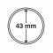 Capsule pentru monede, diametru interior 43mm, cutie 10buc.