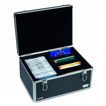 Cufar aluminiu CARGO MULTI XL negru pentru carti postale/seturi  Cufar aluminiu CARGO MULTI XL negru pentru carti postale/seturi