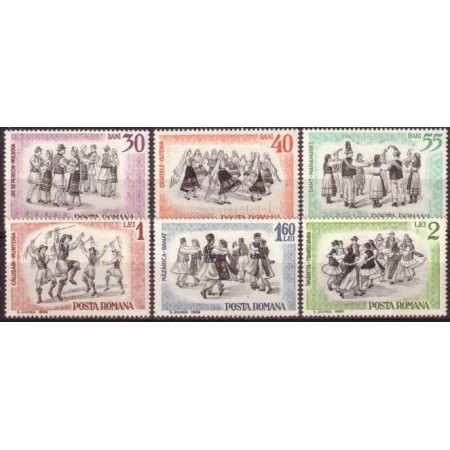 1966 - Dansuri populare, serie neuzata