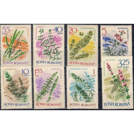 1966 - Plante subacvatice, flora, serie neuzata 1966 - Plante subacvatice, flora, serie neuzata