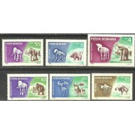 1966 - Animale preistorice, serie neuzata