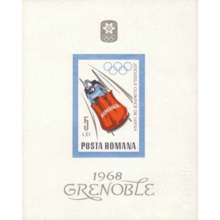 1967 - Jocurile Olimpice Grenoble, colita neuzata