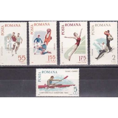 1965 - Spartachiada, sport, serie neuzata 1965 - Spartachiada, sport, serie neuzata
