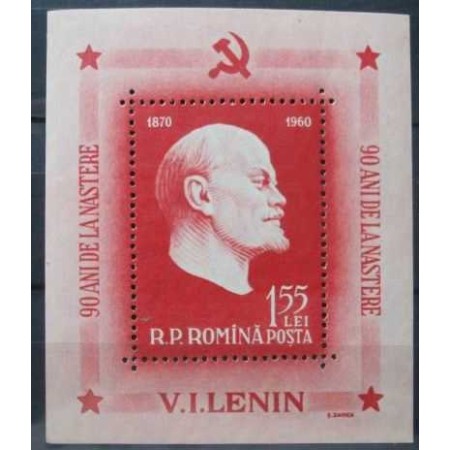 1960 - Lenin, colita neuzata 1960 - Lenin, colita neuzata