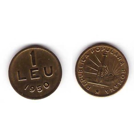 Romania 1950 - 1 leu, circulata
