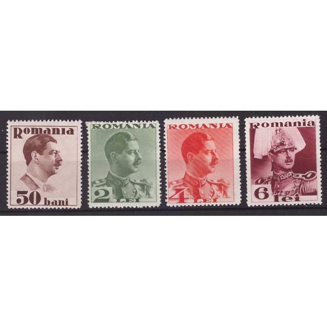1934 - Carol II fara POSTA, serie neuzata