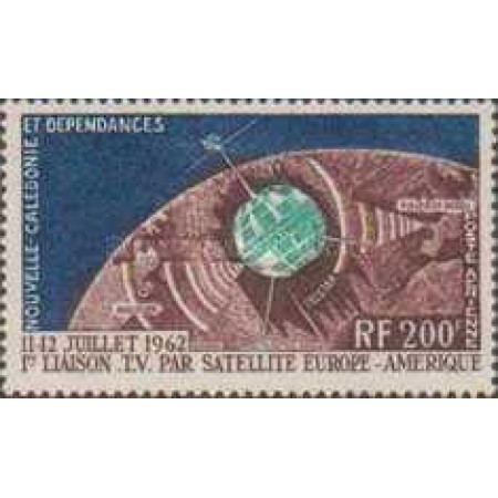 New Caledonia 1962 - Airmail - TELSTAR, satelit, neuzata New Caledonia 1962 - Airmail - TELSTAR, satelit, neuzata