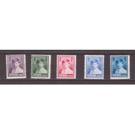 1930 - Mihai I - uzuale, format mic, serie nestampilata