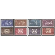 1958 - Centenarul marcii postale romanesti, serie neuzata
