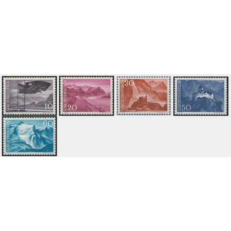 Liechtenstein 1959 - Vederi, uzuale, serie neuzata Liechtenstein 1959 - Vederi, uzuale, serie neuzata