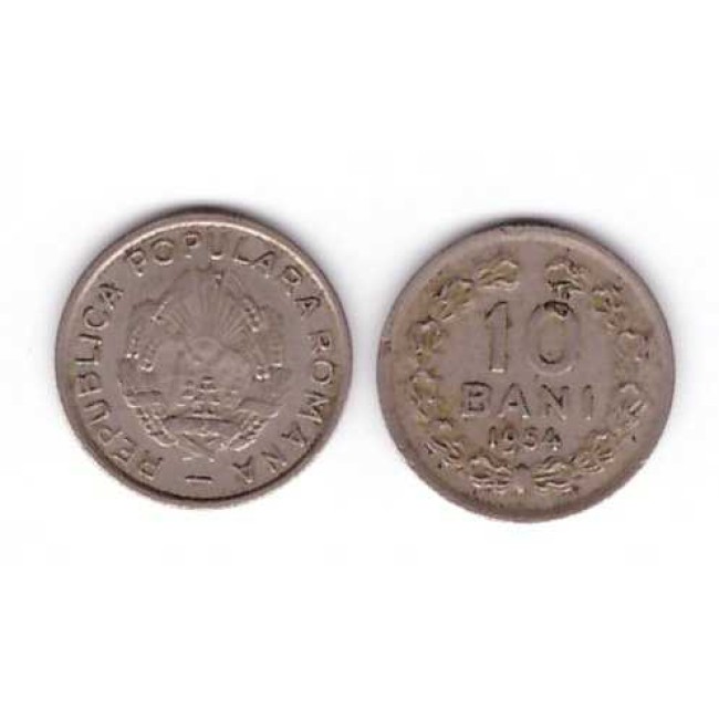 Romania 1954 - 10 bani, circulata