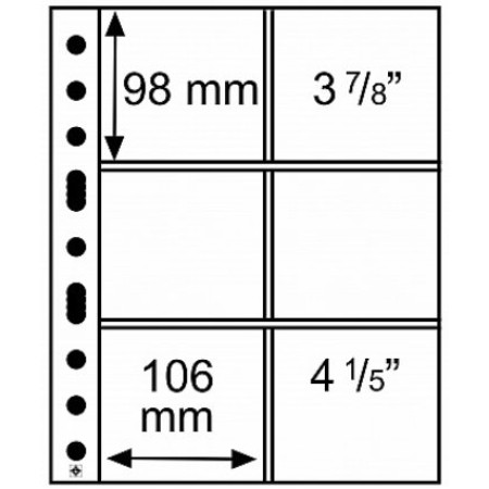 Set folii GRANDE3/2C (A4) pentru colectibile de hartie (5 folii) Set folii GRANDE3/2C (A4) pentru colectibile de hartie (5 folii)
