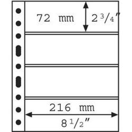 Set folii GRANDE4C pentru bancnote (5 folii) Set folii GRANDE4C pentru bancnote (5 folii)