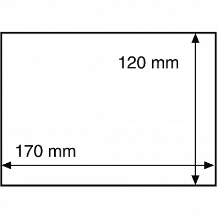Posete transparente pentru carti postale/plicuri max. 170x120mm Posete transparente pentru carti postale/plicuri max. 170x120mm