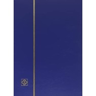 Clasor timbre cu 32 file negre, 64 pagini, seria BASIC, coperta albastra