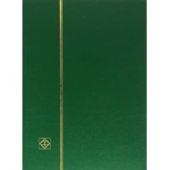 Clasor timbre cu 32 file negre, 64 pagini, seria BASIC, coperta verde