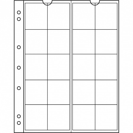 Set folii NUMIS NH20 pentru 20 monede