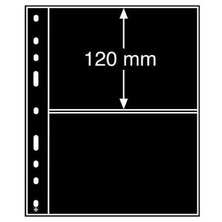 Set 10 folii OPTIMA2S pentru bancnote / carti postale