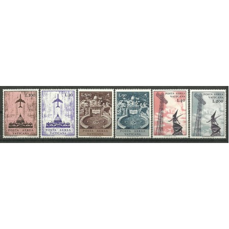 Vatican 1967 - posta aeriana, serie neuzata Vatican 1967 - posta aeriana, serie neuzata